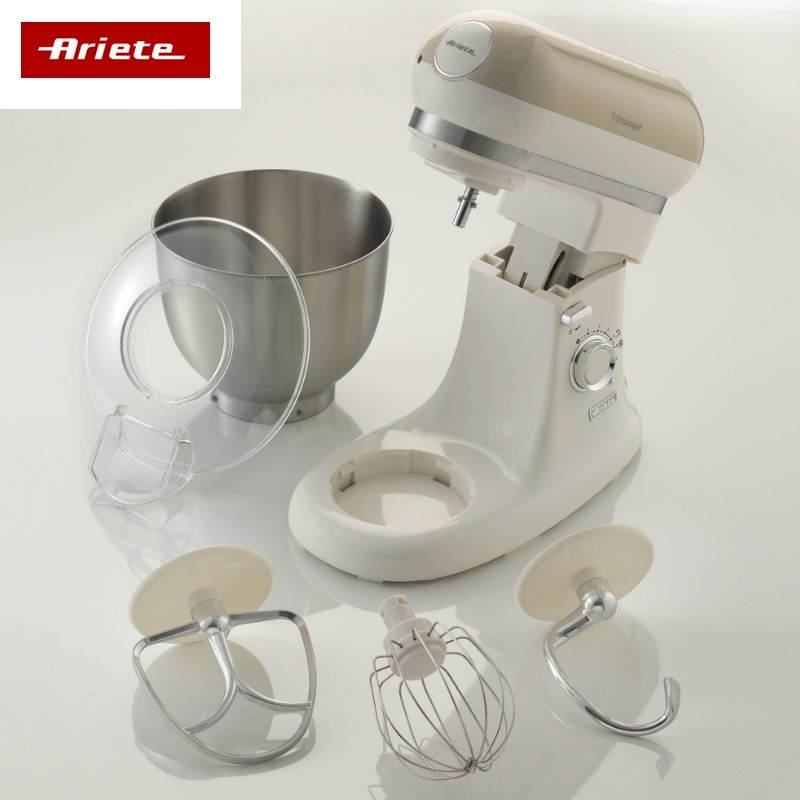 Stand Mixers: Ariete "Vintage" Stand Mixer (Beige&Cream) (1588)