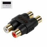 Vivanco Twin RCA Coupler (46102 / 12364) 46102