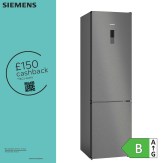 Siemens IQ300 203 x 60 cm Frost Free Fridge Freezer (Black Steel) (KG39NXXBF) Siemens_KG39NXXBF_cashback150