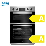 Beko Built-in Double Oven (Silver) (CDFY22309X)  beko_CDFY22309X